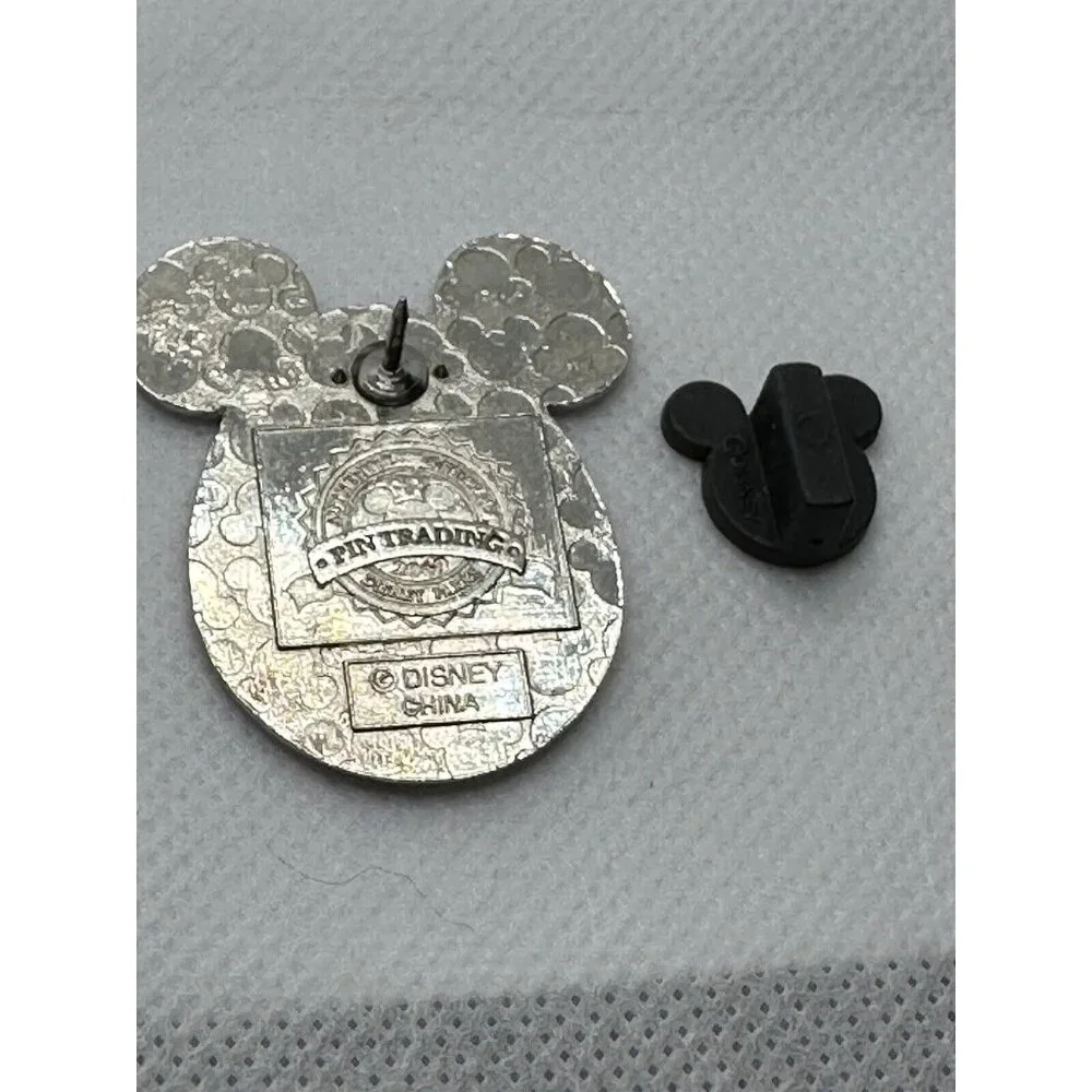 2009 Disney Pin Easter Egg With Mickey Mouse Ears. Blue, Pink, Purple